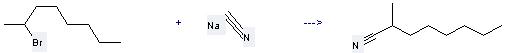 Octanenitrile,2-methyl can be prepared by 2-Bromo-octane with Hydrocyanic acid; sodium salt